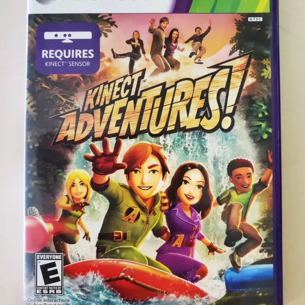 🔥🔥XBOX 360 GAME - Kinect Adventures! Microsoft Game Studios, 2010.